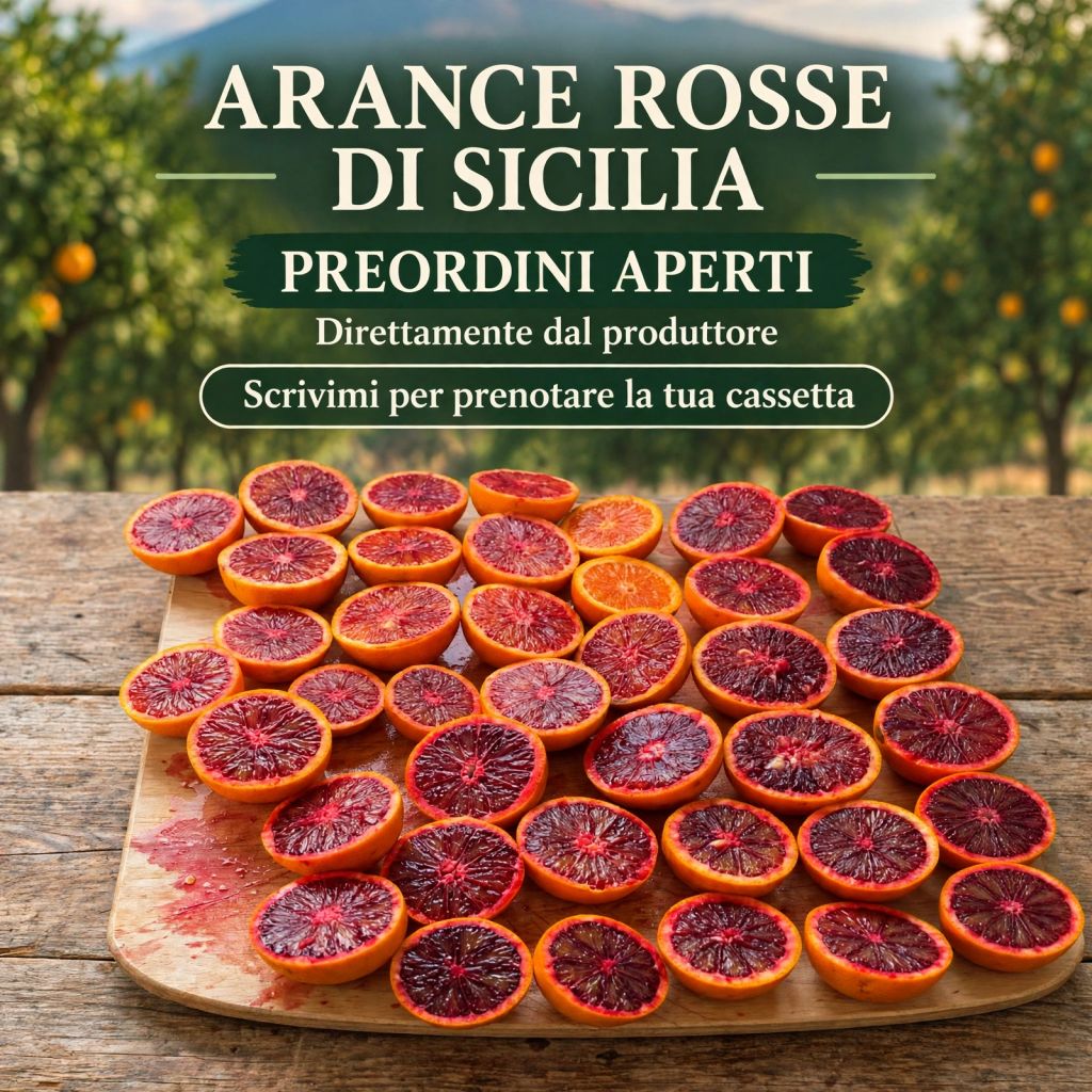 🍊 ARANCE ROSSE DI SICILIA – PREORDINI APERTI