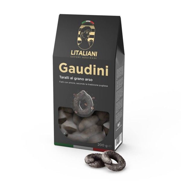TARALLI AL GRANO ARSO 200g