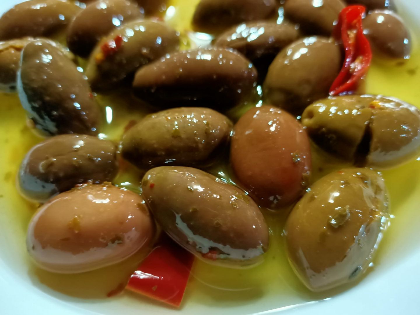 Olive piccanti in olio 0,5L