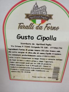 Taralli alla Cipolla - 400g